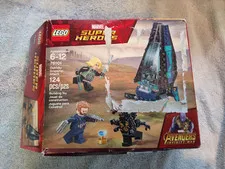 LEGO AVENGERS SET #76101 OUTRIDER DROPSHIP ATTACK, 100% w/ BOX, INSTRUCTIONS