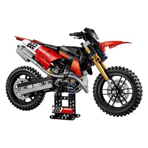 New LEGO 42238 TECHNIC Motorcycle Ducati Desmo450 MX Factory Building Set