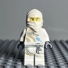LEGO Ninjago: Zane DX Minifigure (njo0018) Authentic Vintage - 2E