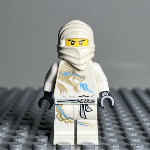 LEGO Ninjago: Zane DX Minifigure (njo0018) Authentic Vintage - 2E