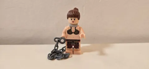 2006 Lego Jabba's Sail Barge Princess Leia Slave Outfit sw0085 Minifig Complete