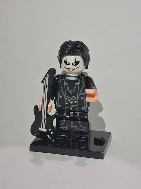 Eric Draven Custom- Lego Minifigure-The Crow Toy Movie Inspired  
