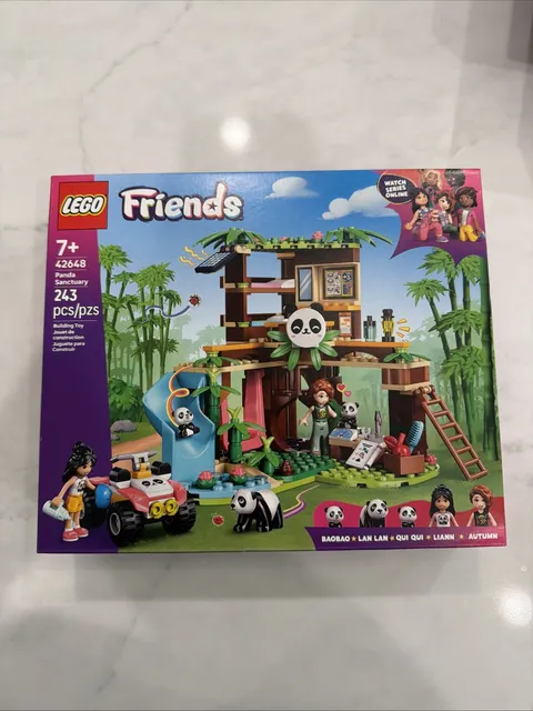 LEGO Friends 42648 Panda Sanctuary Animal Care 243 pcs Toy Building Kit