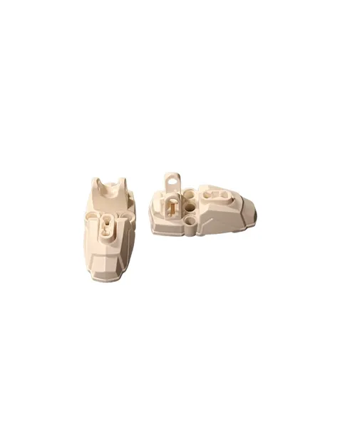 2x LEGO Hero Factory Feet White