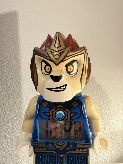 LEGO Legends of Chima LAVAL Alarm Clock tested works