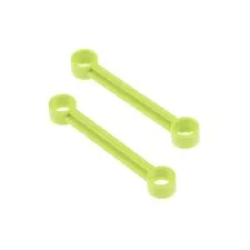 2x LEGO Technic Connector 1x6 Lime Green Strut Rod With Stopper 4140494 2739b