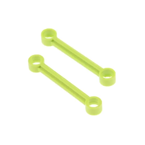 2x LEGO Technic Connector 1x6 Lime Green Strut Rod With Stopper 4140494 2739b