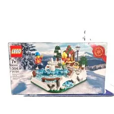 LEGO 40416 Ice Skating Rink Limited Edition Complete Set 304 pcs Ages 7+
