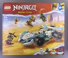 LEGO NINJAGO: Zane's Dragon Power Spinjitzu Race Car (71791) New Box with wear