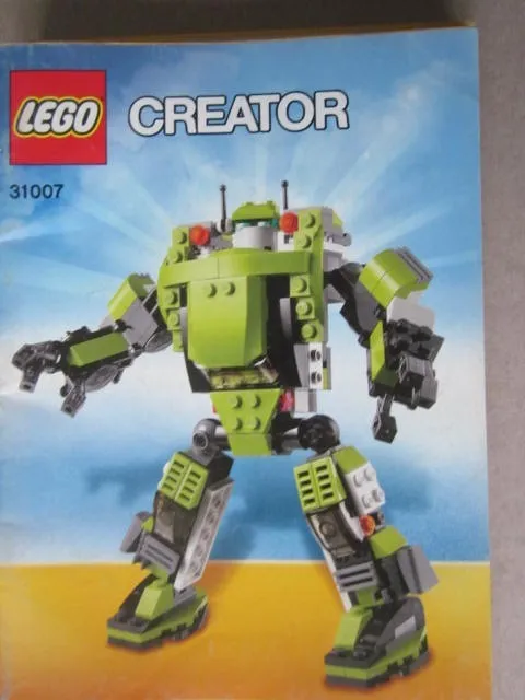 Lego Building Instructions Instruction Creator 31007 Robot