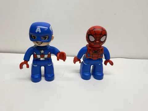 Lego Duplo Figure Spider-Man And Captain America