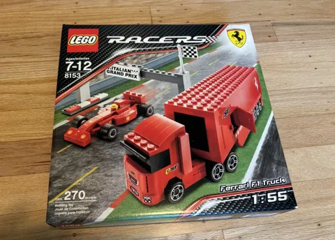 Lego 8153 Racers Ferrari F1 Truck NISB Retired Rare