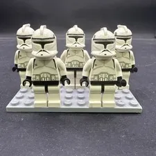 LEGO Star Wars Phase 1 Clone Trooper SW0058 Lot Of 5 B H3B3