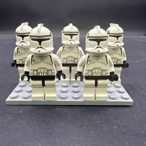 LEGO Star Wars Phase 1 Clone Trooper SW0058 Lot Of 5 B H3B3