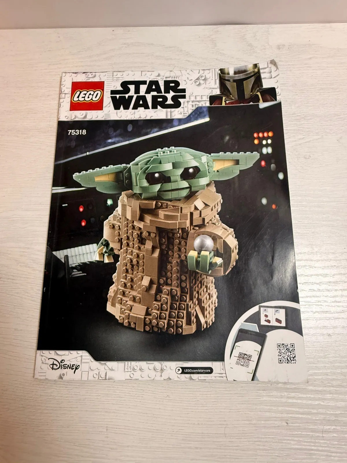 Lego Star Wars 75318: The Child (Baby Yoda/ Mandalorian) Instruction Manual ONLY