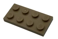 Lego 3020 Dark Tan Plate 2 x 4 Element 4267874 4497077