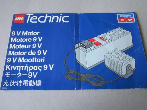 Lego Star Technic 9V Motor Building Instructions Instruction