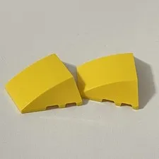 Lego 64225 Yellow Replacement Add-on Pieces Parts Lot of 2