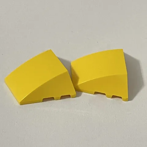 Lego 64225 Yellow Replacement Add-on Pieces Parts Lot of 2
