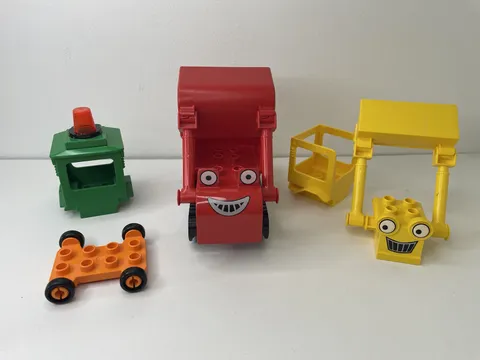 Lego Duplo Bob the Builder REPLACEMENT PIECES PARTS LOT Scoop Muck Dizzy Roley
