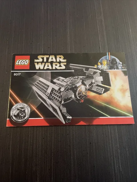 Lego Star Wars Darth Vader's TIE Fighter. Set 8017. Manual Only.