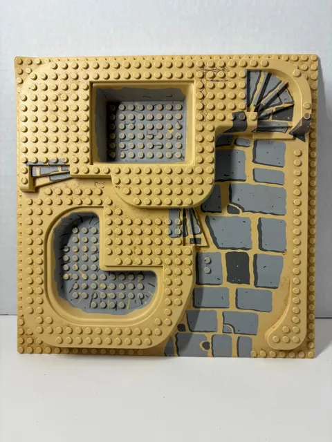 Lego Builder Stud Baseplate Vintage!!  #6092 Tan 