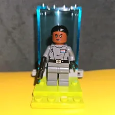LEGO Imperial Officer Minifigure Gray Outfit Black Hair w/ Blaster Accessory