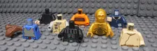LEGO Star Wars Torso Lot of 8 Minifigures Ahsoka C-3p0 Padma Barriss Offee Vader
