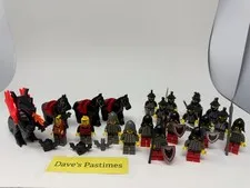 LEGO Vintage Castle Fright Knights Minifigure Lot of 17 Batlord Black Dragon