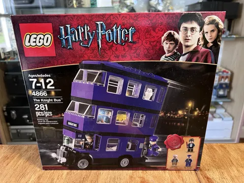 New 2011 LEGO 4866 Harry Potter The Knight Bus Set Rare Exclusive Minifigures