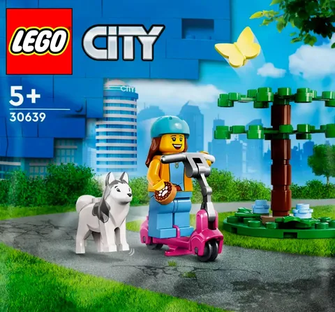 LEGO CITY #30639 - Dog Park & Scooter - 100% NEW / NEW
