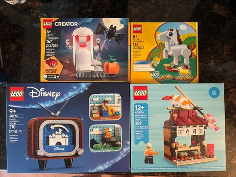 Lego Gift With Purchase Set Sets Lot Disney Horse Ghost Japan Restaurant