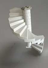 LEGO Spiral Staircase 16 Steps Light Gray Part 40243 Dumbledores Office 4729 HP