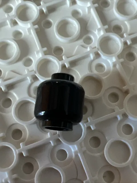 LEGO 3626 Black Minifigure, Head (Plain)