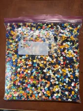 Bulk Genuine LEGO 1x1 Round Plates & Tiles for LEGO Art/Mosaic Projects – Mixed 