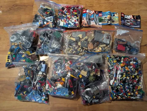 20+ lbs LEGO Bulk Lot with Manuals (Star Wars, Harry Potter, Chima, & More)