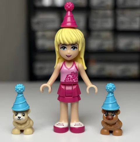 Lego Friends Stephanie Minifigure Mini Doll frnd0136 41111 Party Train