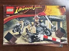 LEGO Indiana Jones 7620 Motorcycle Chase Instruction Manual Booklet Only