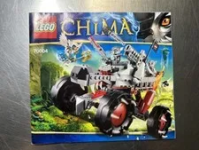 2013 LEGO 70004 Legends Of Chima Manual Booklet Only  Used Condition