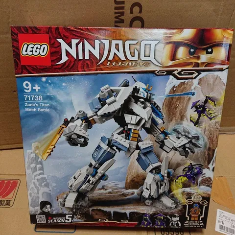LEGO Ninjago 71738 Zanes Titan Mech Battle Set Brand Unopened