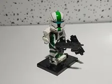Lego Star Wars Clone Republic Commando Green RC-1140 Delta Squad Fixer Customini