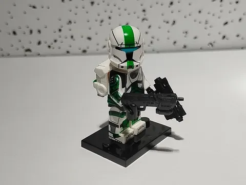 Lego Star Wars Clone Republic Commando Green RC-1140 Delta Squad Fixer Customini
