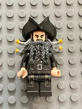 LEGO Pirates of the Caribbean  Blackbeard Minifigure Authentic Lego poc007