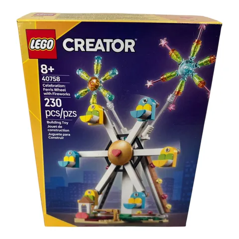 LEGO Creator 40758 Celebration Ferris Wheel w Fireworks 230 pcs 2025 Retired