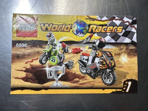 2010 LEGO 8896 World Racers Manual Booklet Only  Used Condition