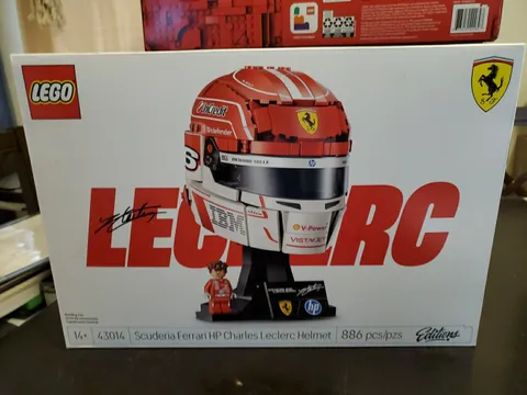 LEGO Editions Scuderia Ferrari HP Charles Leclerc Helmet, Ages 14+, 43014 NEW