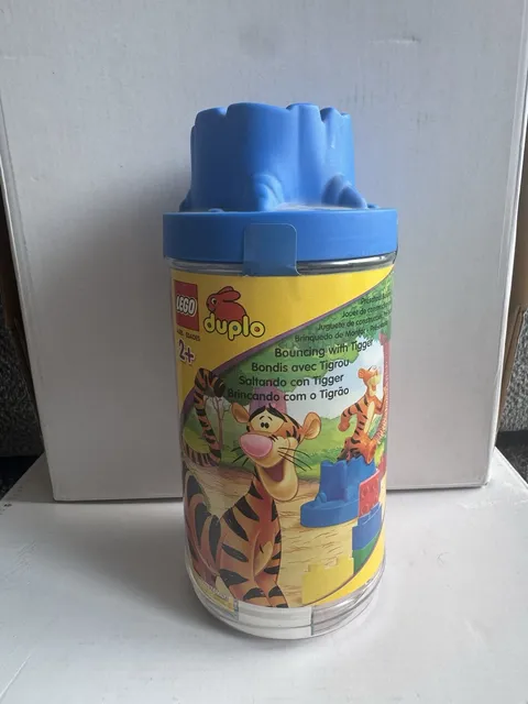 LEGO DUPLO Bouncing Tigger 2993 Winnie the Pooh Canister Set 9 Pieces