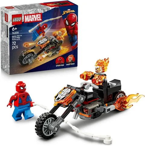 LEGO Marvel Spider-Man vs. Ghost Rider Battle 76335 Toy for Boys and Girls