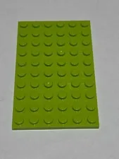 LEGO Plate Lime Green ● 6 X 10 ● #  3033 ● QTY 1