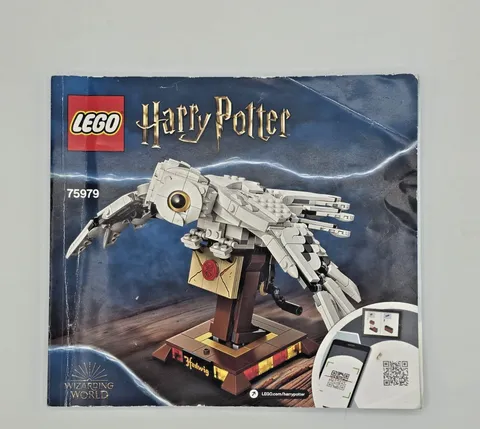 LEGO Harry Potter Hedwig 75979 Instruction Manual ONLY 2020 Retired